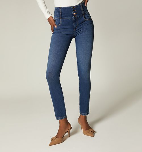 ULTRASLIM BUTT-LIFTING JEANS WITH HARDWARE