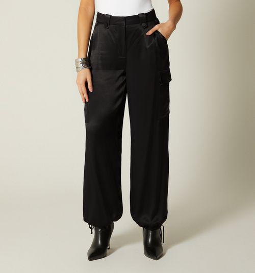 HIGH-WAISTED JOGGER-STYLE PANTS