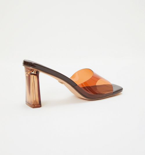 TRANSLUCENT HEEL SANDAL