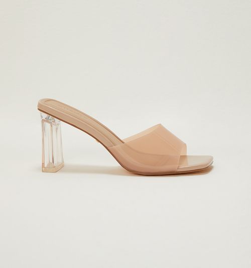 TRANSLUCENT HEEL SANDAL