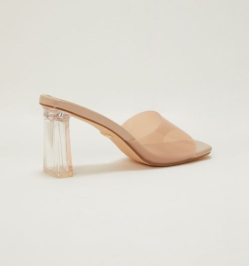 TRANSLUCENT HEEL SANDAL