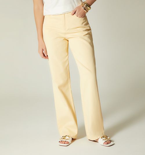 HIGH WAIST STRAIGHT LEG JEANS FIVE POCKETS