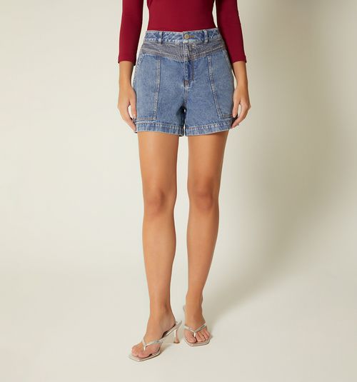 HIGH WAISTED WOMEN'S SHORTS SEAMS