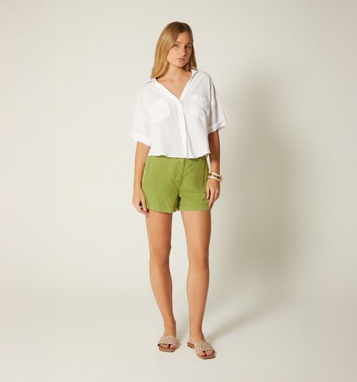 SHORT WAISTBAND AND BUTTON