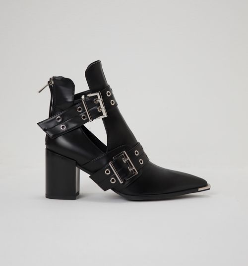 CUTOUT BOOT WITH STRAP DETAILS