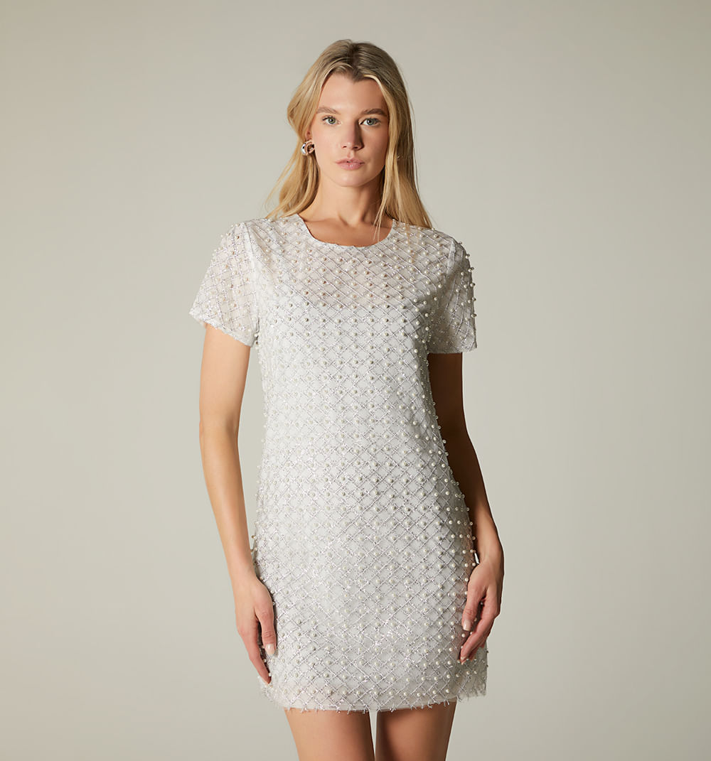 white pearl mesh dress White Mesh Off-the-Shoulder Pearl Maxi Dress | Womens | X-Small (Available in XXS, M, L) | 100% Polyester