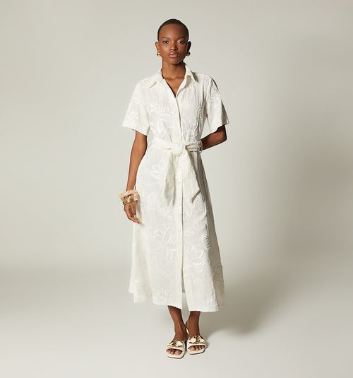 SHORT SLEEVE SHIRT DRESS