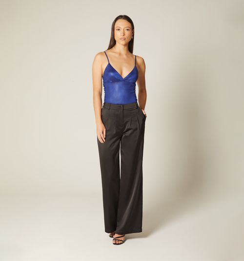 DRAPED SIDE STRAP BODYSUIT