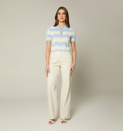 BOXI POLO TYPE BLOUSE