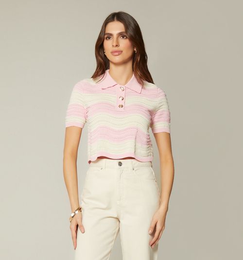 BOXI POLO TYPE BLOUSE