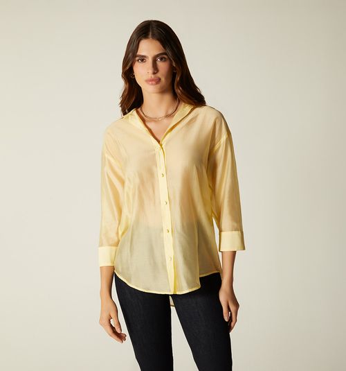 THREE-QUARTER SLEEVE BLOUSE