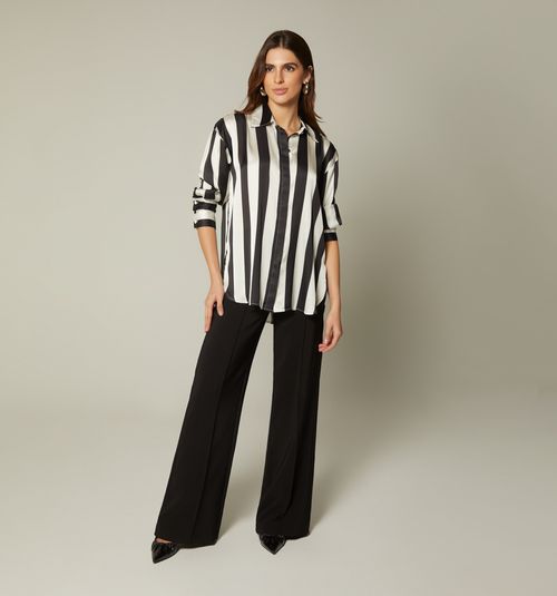 SHIRT DRESS WITH MAXI CUFF