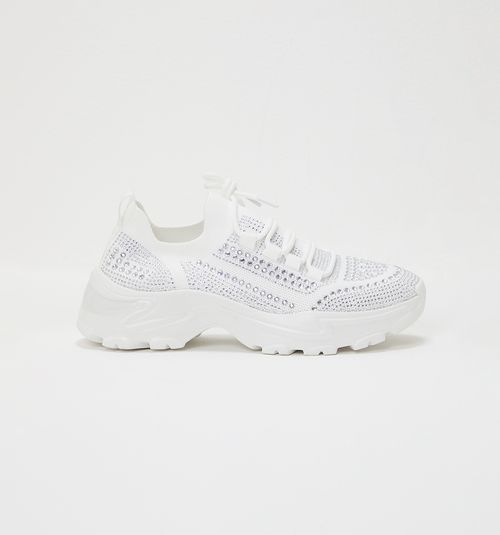 Hiking Sneakers with Crystal Details