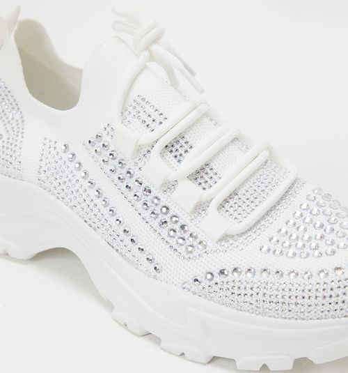 Hiking Sneakers with Crystal Details