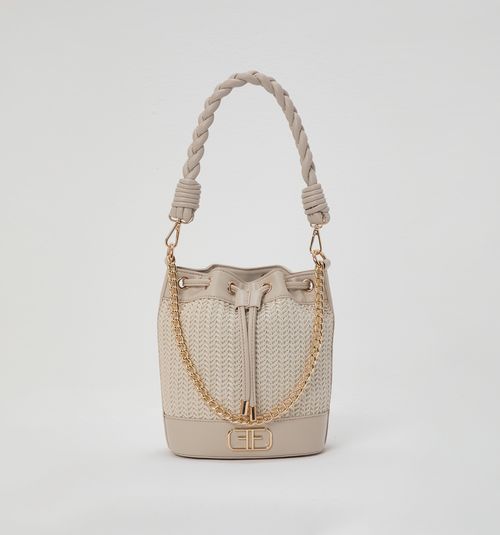 HAND BAG WITH KNOTTED HANDLE