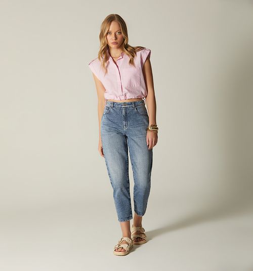 HIGH WAIST SKINNY JEAN FIVE POCKETS