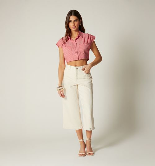 Princess Sleeves Blouse with Pocket