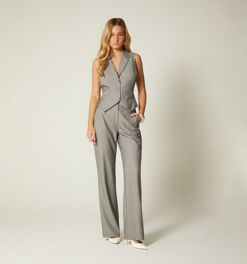 HIGH WAIST STRAIGHT PANTS