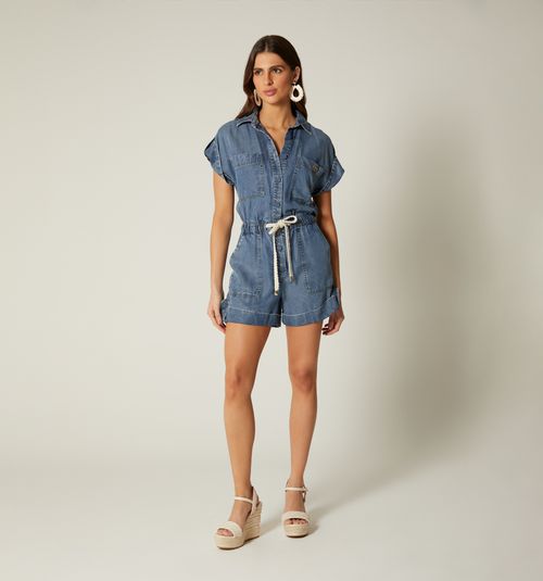 JAPANESE SLEEVE SHORT JUMPSUIT FOR WOMEN