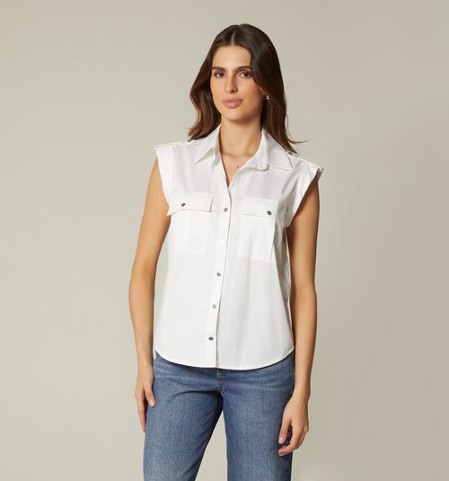BASIC SLEEVELESS BLOUSE