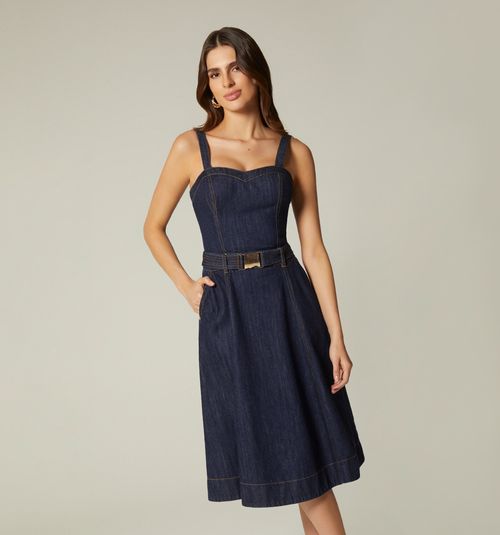 MIDI STRAP DRESS BELT SEAMS PAIR