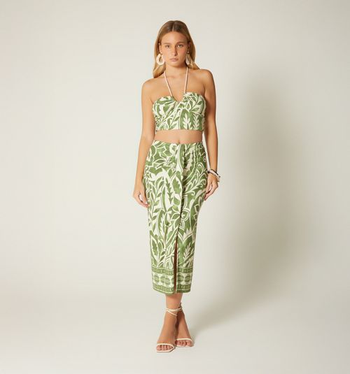 CROP TOP WITH CORD TIE