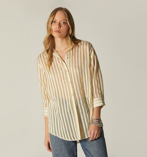 THREE-QUARTER SLEEVE BLOUSE