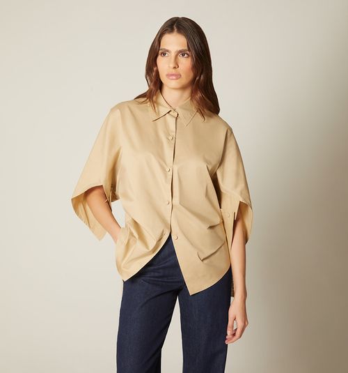 THREE-QUARTER SLEEVE BLOUSE WITH BUTTONING