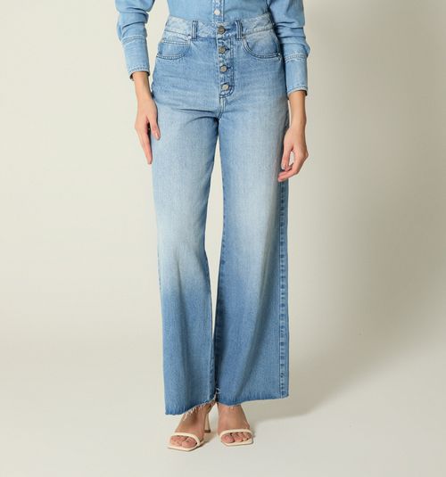SUPER HIGH WAIST WIDE LEG JEAN 5 POCKET