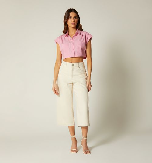 HIGH-RISE CULOTTE JEAN WITH POCKETS