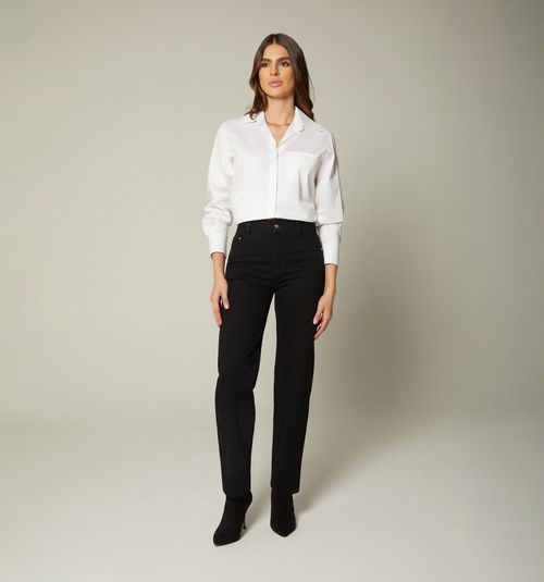 HIGH WAIST GIRLFRIEND JEAN FIVE POCKET