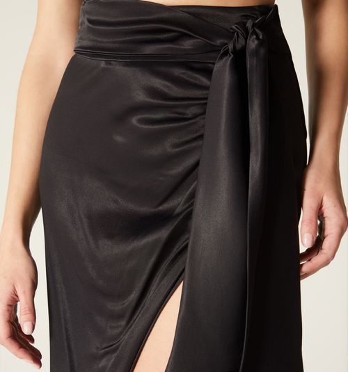 MIDI SKIRT WITH TIE