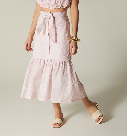 MIDI LENGTH SKIRT WITH POCKETS