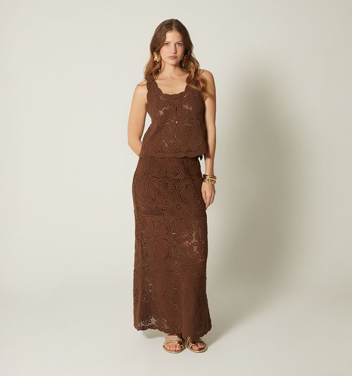 LONG CROCHET SKIRT