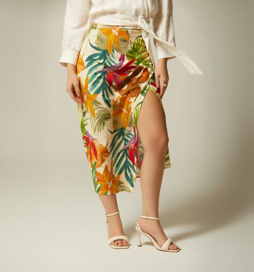 WRAP MIDI SKIRT