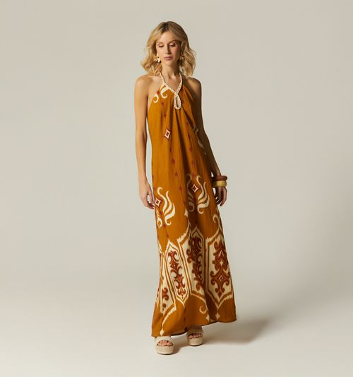 LONG DRESS WITH TIE