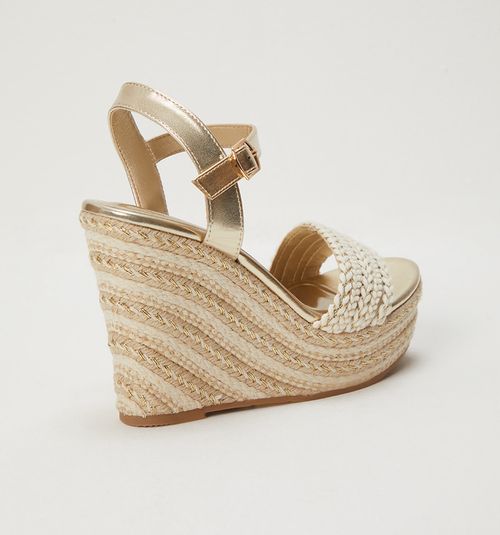 Braided Upper Platform Sandal