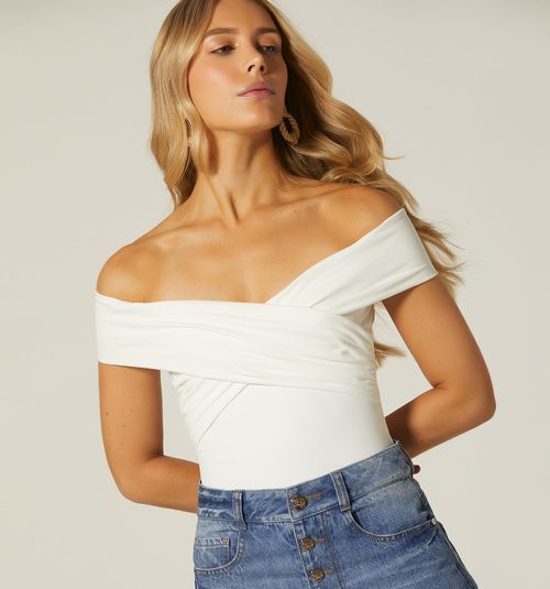 OFF-SHOULDER BODYSUIT