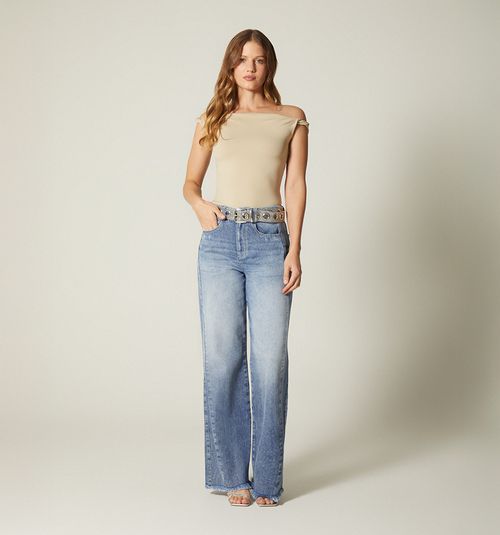 Irregular Blouse with Twisted Shoulder