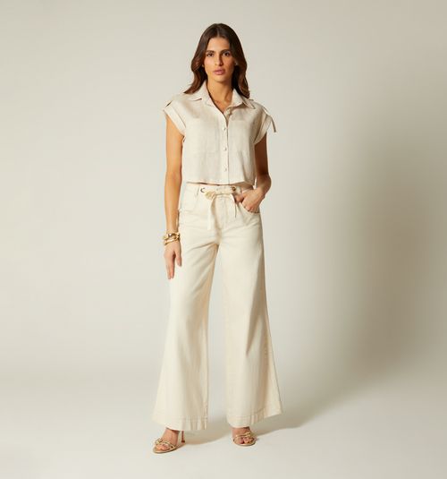 Boxy Short Sleeve Blouse