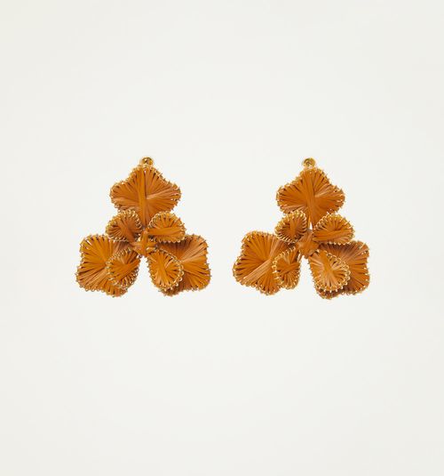 3D FLOWER EARRING WITH VOLUME