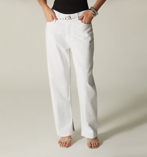 WOMEN'S LOOSE FIT JEANS WITH BELT