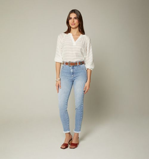 SKINNY JEAN FIVE POCKETS WITH BELT
