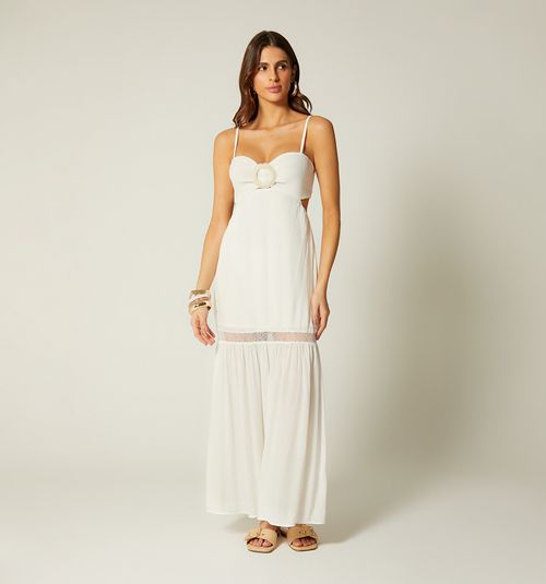 LONG DRESS WITH BUCKLE