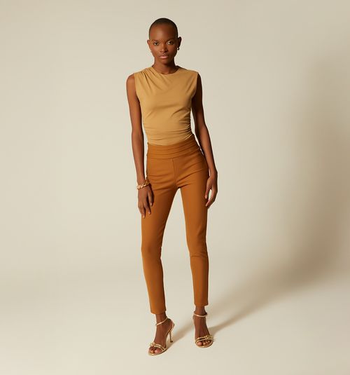 Shoulder and Side Ruched Bodysuit