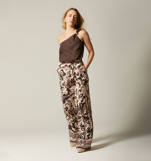 HIGH-WAISTED WIDE-LEG TROUSERS