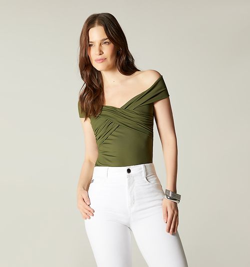 SHORT SLEEVE BODY WITH CROSS CUP
