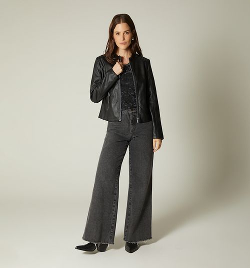 SLEEVELESS BLOUSE WITH HOTFIX