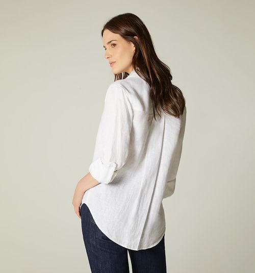 Long Sleeve Shirt Dress with Epaulettes