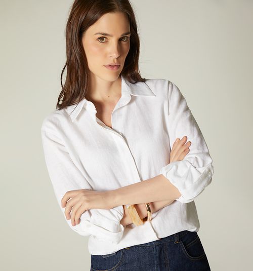 Long Sleeve Shirt Dress with Epaulettes